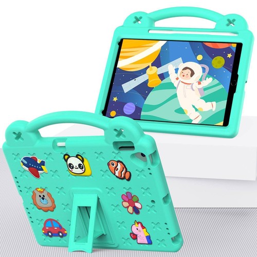 For Apple iPad Series Protective Case Shockproof Hanging Stand Cover Kids Gifts - Afbeelding 25 van 26