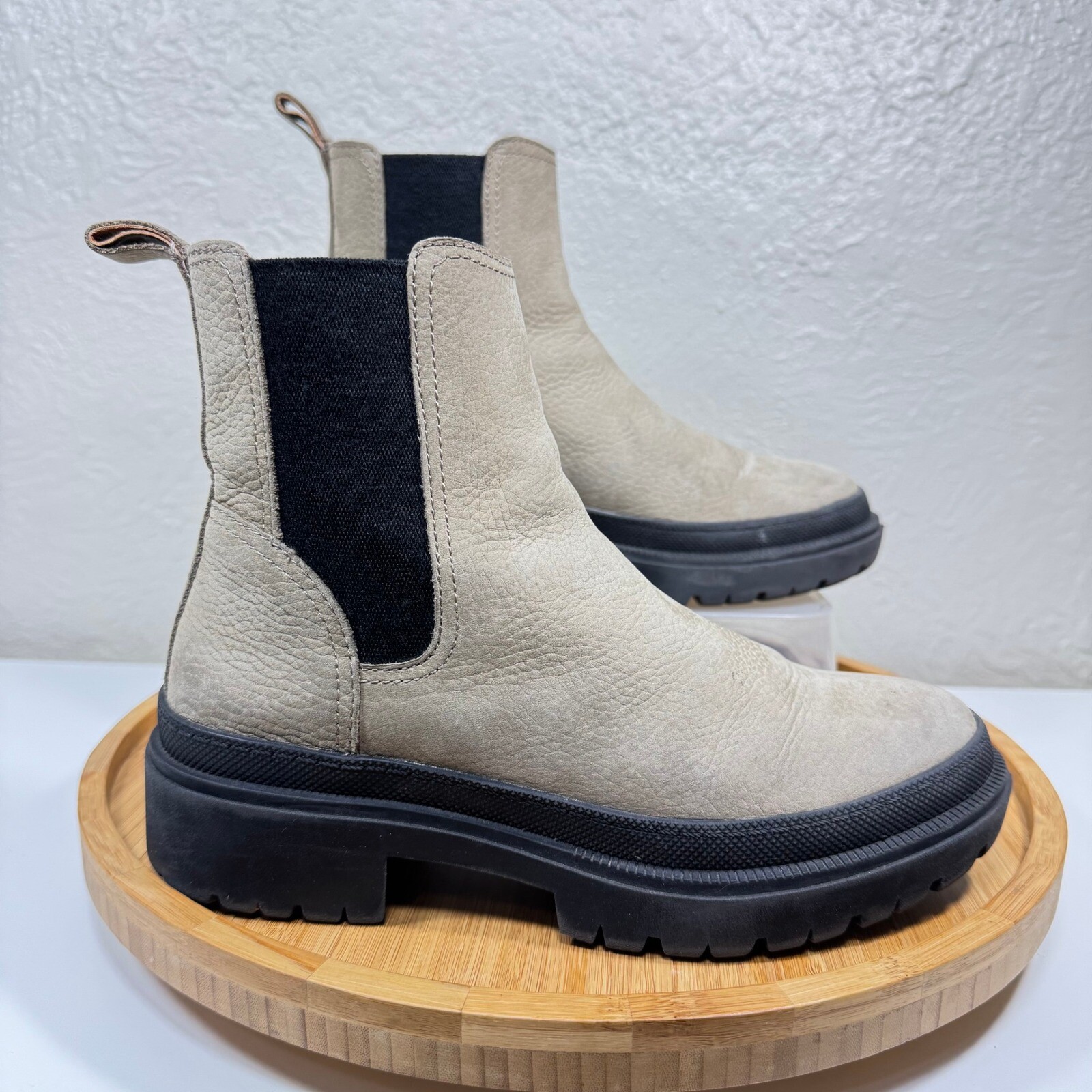 SAOLA Stivaletti Chelsea marca fortunata stivaletto 6 5 smalti estraibili suola a strappo in pelle grossa