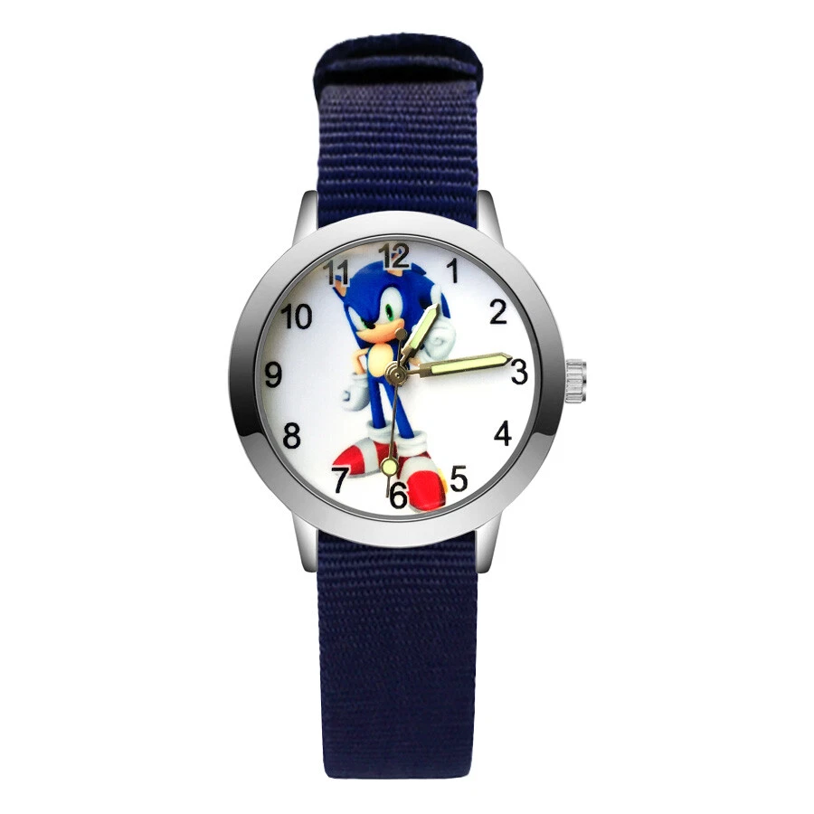 Sonic The Hedgehog Watch Children Boy s Girl s Gift Fabric Strap Wrist Watch