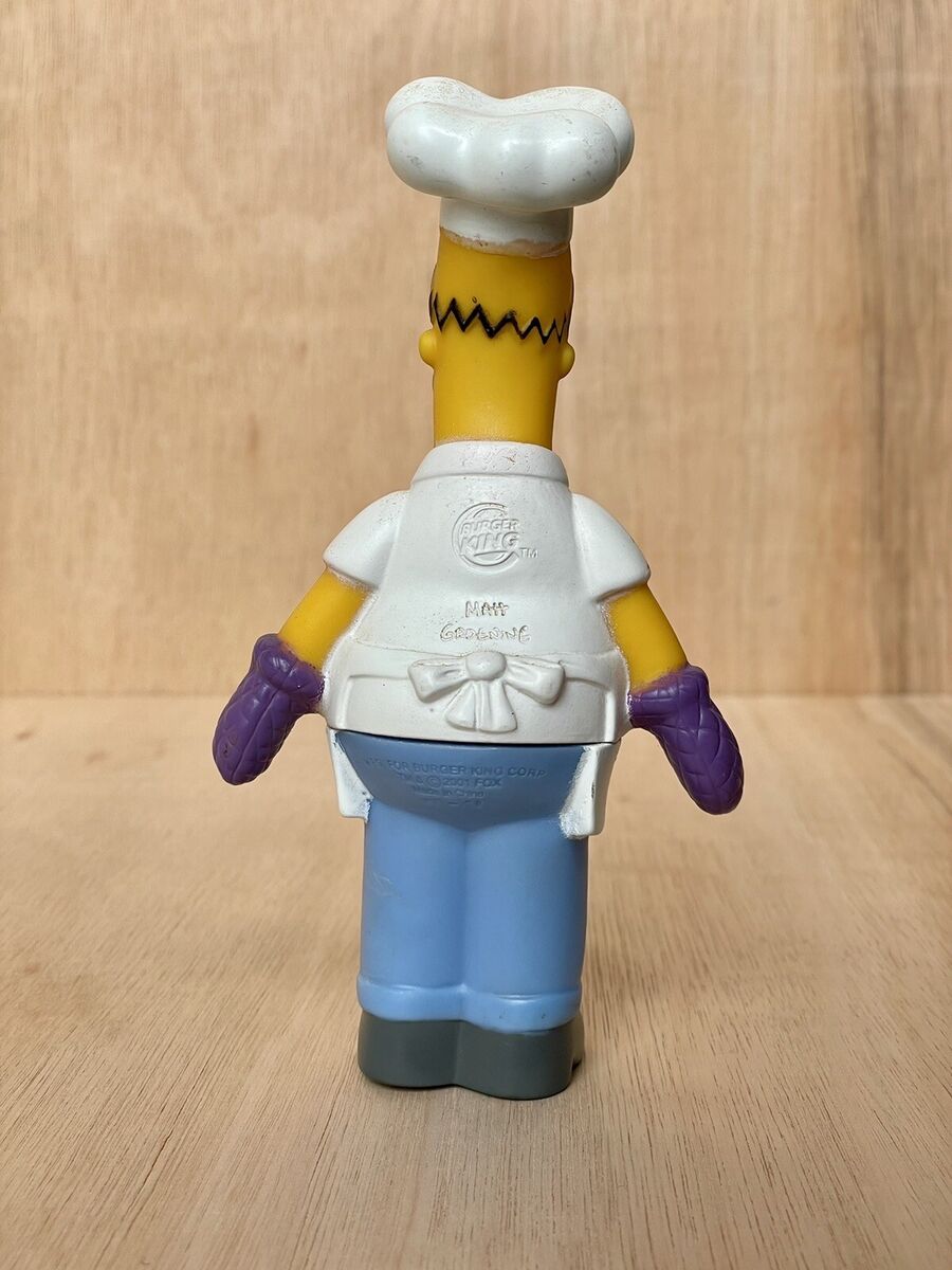The Simpson's Funny burnt BBQ/CHEF HOMER Burger King/Fox The Simpson's Funny burnt BBQ/CHEF HOMER Burger King/Fox
