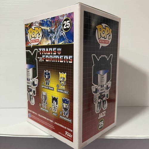 Funko POP Vinilo Retro Juguetes Transformers Jazz #25 Figura Vinilo T21 - Imagen 3 de 4