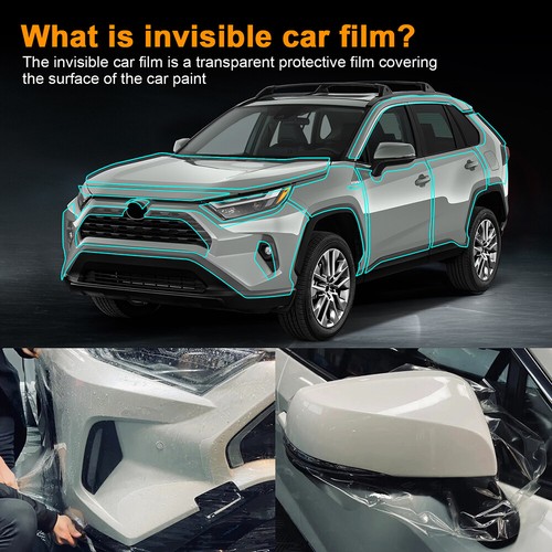 For Toyota RAV4 2019-2024 Headlight Precut Paint Protection Film PPF Clear TPU - Picture 4 of 15