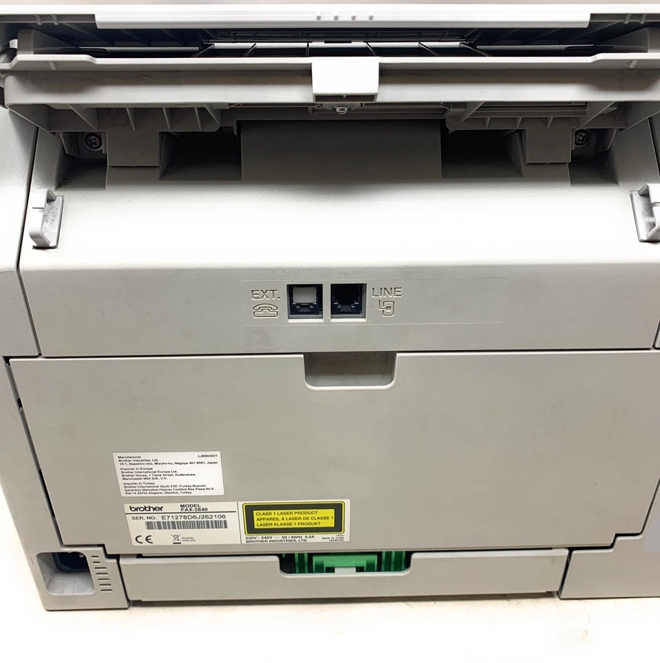 BROTHER FAX-2840 Multifunction Fax Laser A4 Used 600 x 2400 Dpi 20ppm [439PG] - Image 3 of 3