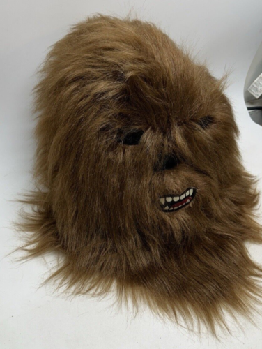 CHEWBACCA Star Wars Mask Full Head Plush Oversize Mask Halloween Rubies 200501 - Picture 3 of 13