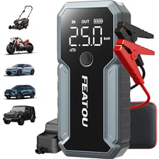 5000A Peak Battery Jump Starter 12V Portable Car Jump Starter Auto Battery Power