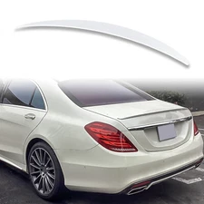 Painted ABS Rear Trunk Spoiler For Mercedes Benz W222 A Style Diamond White 799