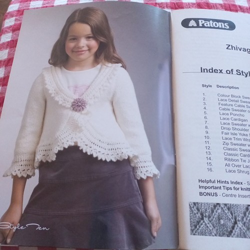 π Patons Book 1253 Zhivago Kids 16 Styles 2-10 Years Knitting Patterns ** - Picture 8 of 24