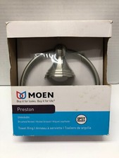 Moen Preston DN8486BN Towel Ring Brushed Nickel NEW