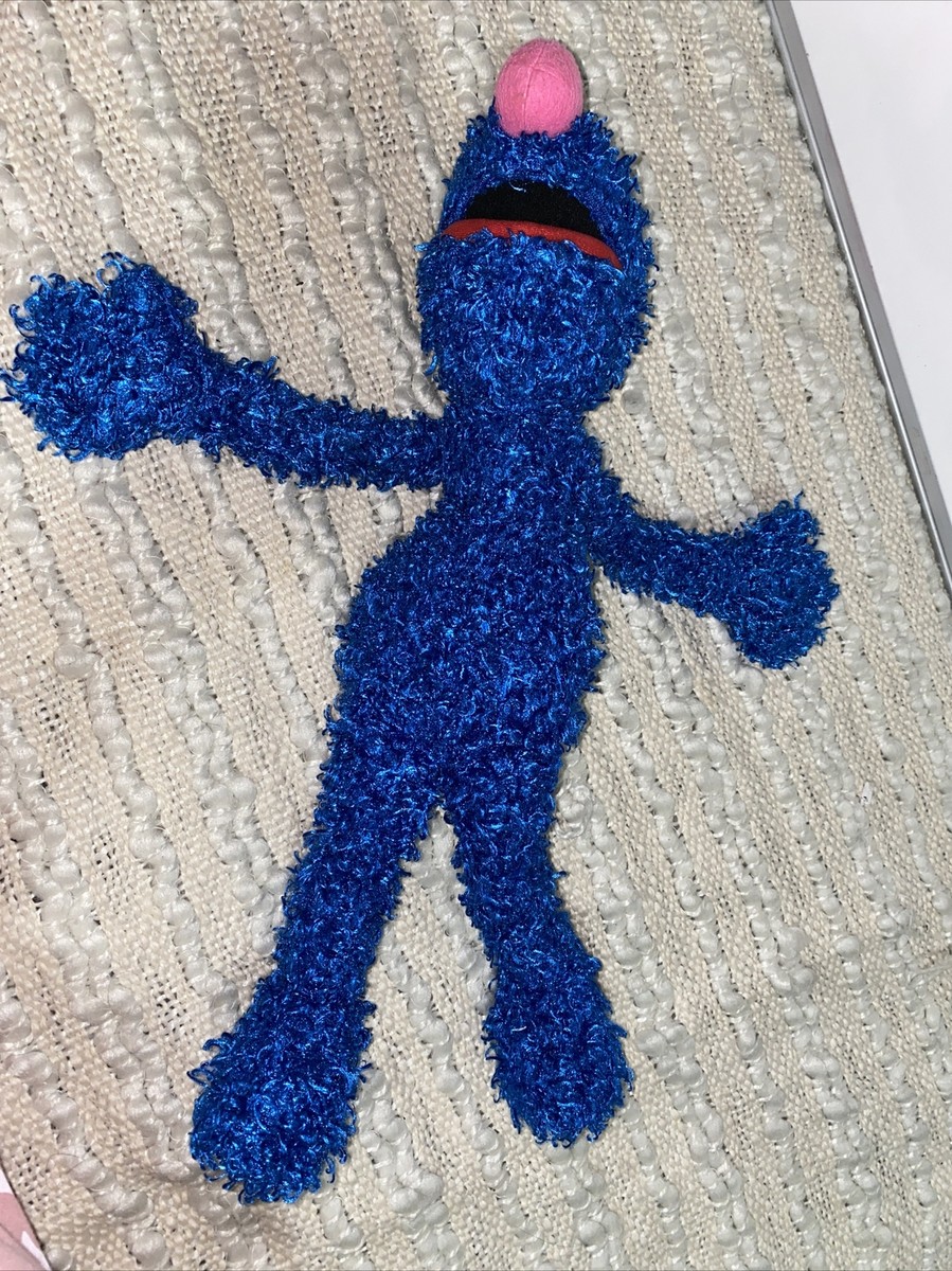 Grover　ドイツ製　本物　３：３ New Sesame Street Grover Large 14 inch Plush Blue Soft Toy