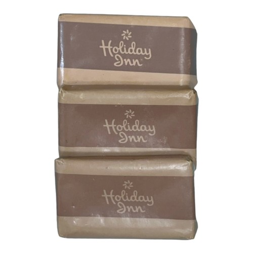 Vintage Holiday Inn Hotel Motel Bar Soap Lot of 3 Advertising Travel Size - Picture 3 of 3