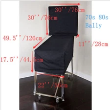 Polyester Fabric Dust Cover Protector for Pinball Machine Black 4 Sizes