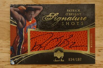 2007-08 Upper Deck Sweet Shot Patrick O'Bryant AUTO Signature