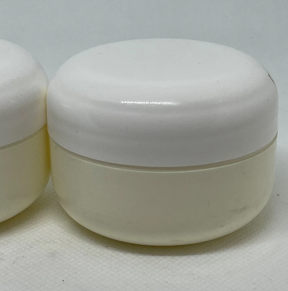 30PCS SFP SANTA FE PLASTIC 1 LOW PRO 1 OZ 58MM LOW PROFILE DOUBLE WALL JAR WHITE - Image 2 of 4