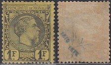 Monaco 1885- MH stamp. Yvert Nr.: 9 Heavily Hinged....(EB) AR-10343
