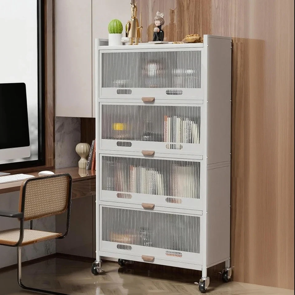 5-уровневый кухонный шкаф для хранения, подставка для микроволновой печи, отдельно стоящие кухонные пекари Ra... - Изображение 4 из 4