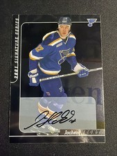 2000-01 ITG Be A Player Signature Series Auto Gold Jochen Hecht #47