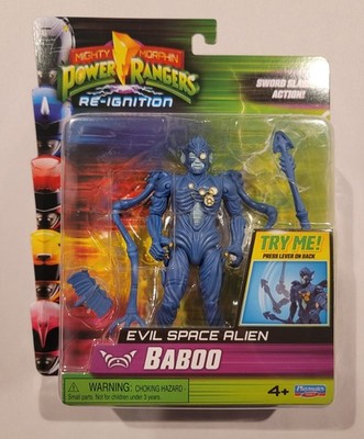 Mighty Morphin Power Rangers Re-Ignition Evil Space Alien BABOO Figure - IN HAND