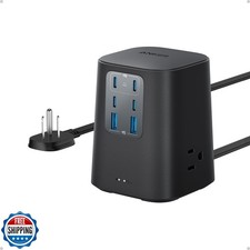 Anker Charging Station 100W , 9-in-1 USB-C Power Strip with 300J Surge Prote