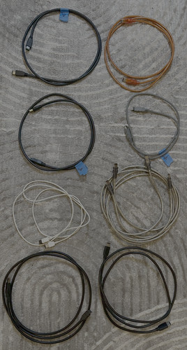 Lot of 9 FireWire 400/800 Cables IEEE 1394a/b 4-Pin 6-Pin 9-Pin Mac Audio