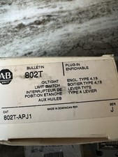 NEW Allen Bradley Oil Tight Limit Switch 802T-APJ1 SER J Bulletin 802T  W/lever