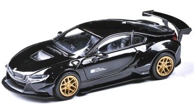BMW i8 - Liberty Walk  - black - Para64 1:64