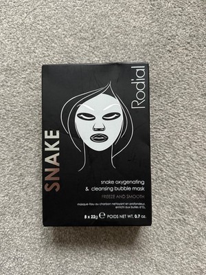 Rodial Snake Oxygenating & Cleansing Bubble Sheet Mask - 8 Masken x 22g Neu