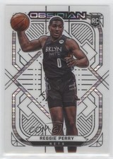 2020-21 Panini Obsidian Panini Rewards White Pulsar Reggie Perry #183 k5l