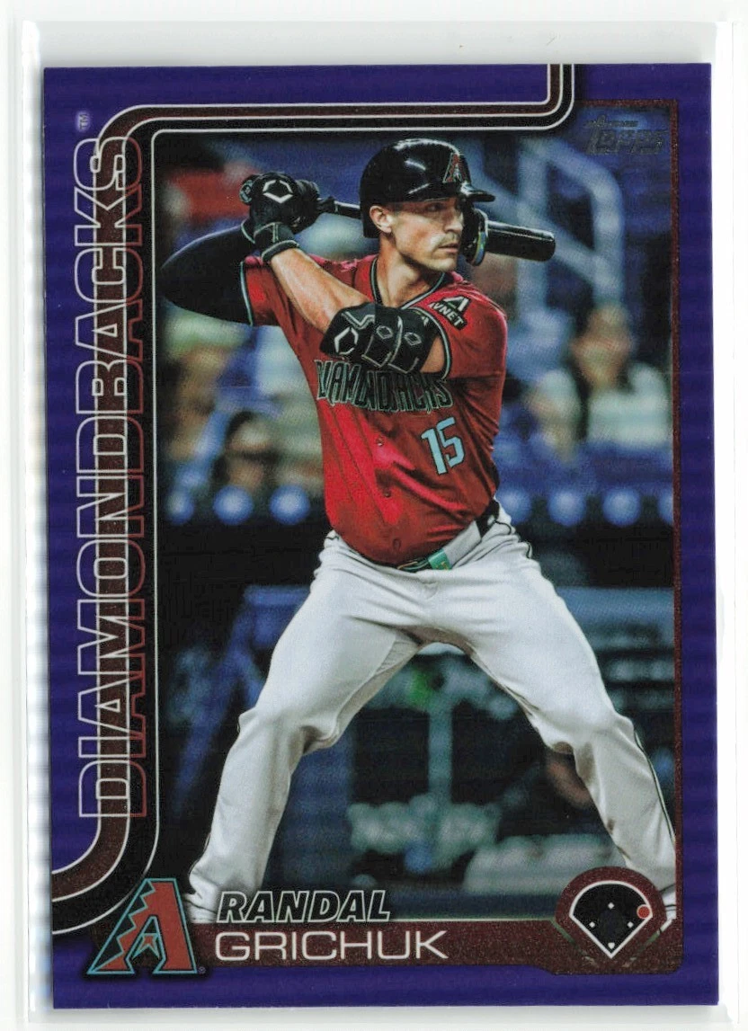 2025 Topps Series 2 Randal Grichuk #475 Purple Foil /250