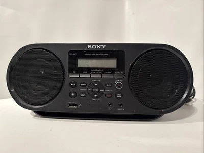 Sony ZS-RS60BT CD Boombox Bluetooth/USB/AM/FM Radio Audio System - Image 1 of 4