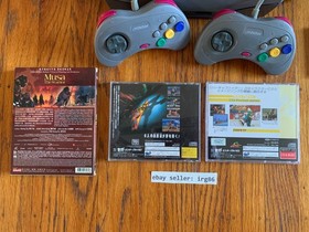 Victor V-Saturn RG-JX2 console system RG-CP6 pads RG-VC2 video cd vcd card sega