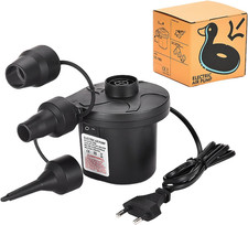 Pompa Ad Aria Elettrica 2 in 1 per Materasso Gonfiabile, Barca