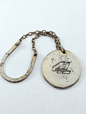 Schlüsselanhänger Original RENAULT 4L R4 Gold Metallmedaille 1960er 1 Stück