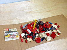 Vintage Lego Lot | 490 Mobile Crane | Instruction Book & Loose Pieces | 1975