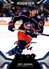 2022-23 Upper Deck MVP #242 Kent Johnson Blue Script