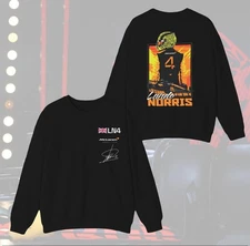 Lando Norris #4 2025 McLaren Winner Black Unisex Racing Sweatshirt S-5XL