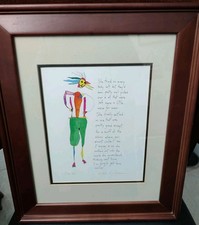 Story people Brian Andreas print "Body shop" 1995'