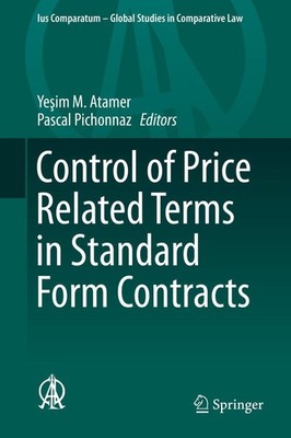 Control of Price Related Terms in Standard Form Contracts Pascal Pichonnaz