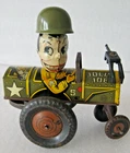 Vintage Marx Jolly Joe Windup Wind Up Toy with Great Litho and it Works