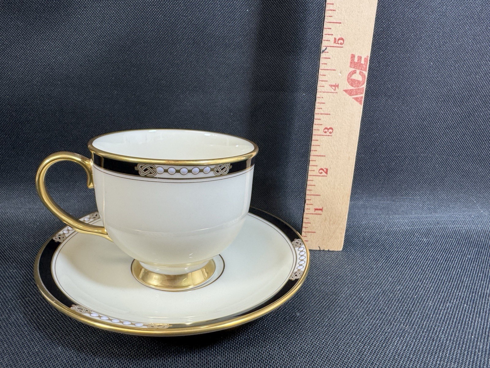 Lenox Presidential Hancock~Footed Cup and Saucer Set~1st Quality~Perfect~USA