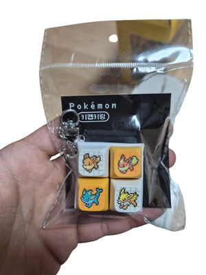 Pokemon Keycap Keychain Korea Limited Official Eevee Version