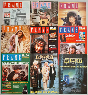 The Frame, DWB (Doctor Who Fanzines) - various issues from late 1980s to 1991