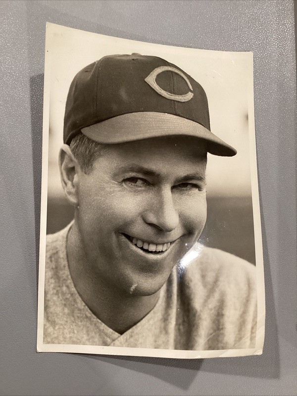 James Turner Cincinnati Reds Baseball Club Co Stamp Vintage Photo