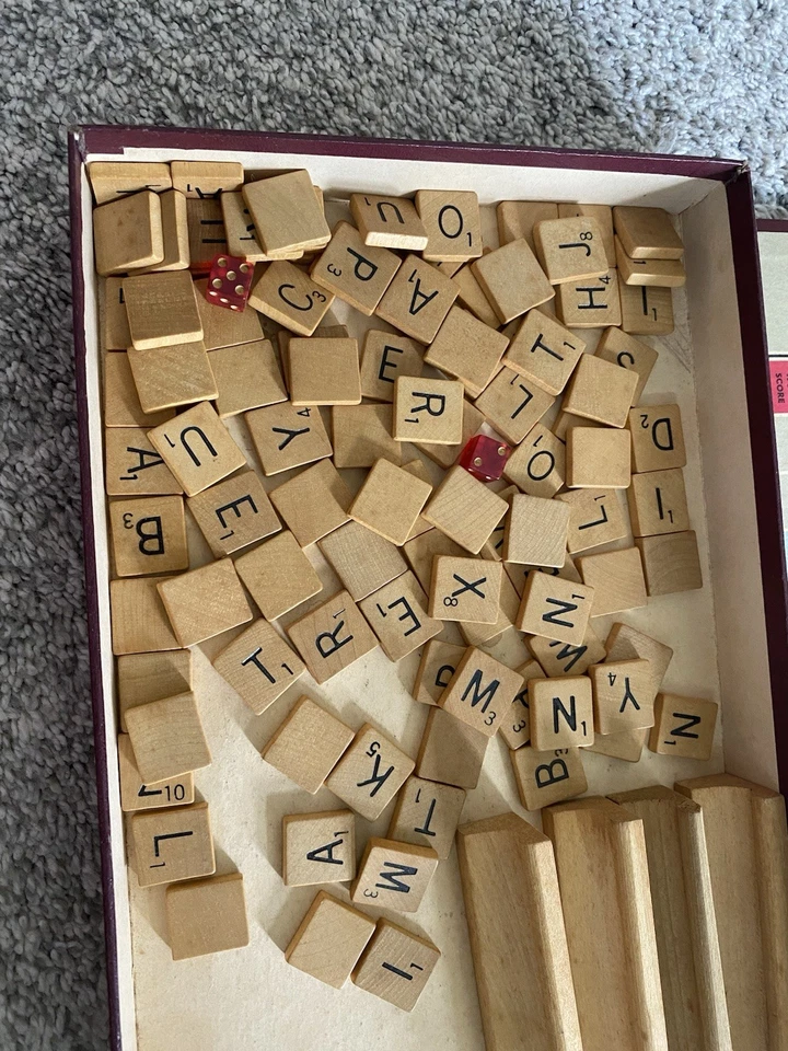 Vtg 1948 Promotional SCRABBLE Board Game Selchow & Righter production Marketing - Image 3 of 4