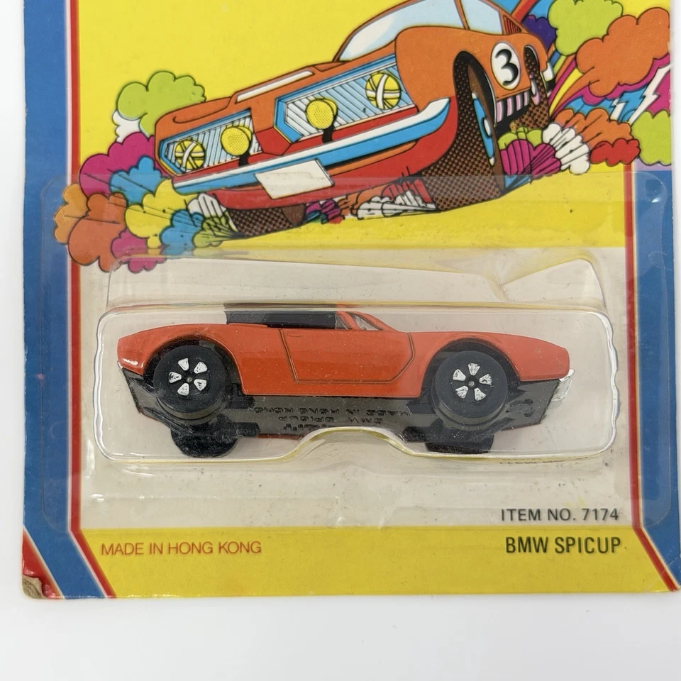 Vintage Playart BMW Spicup Orange Fastwheel Die-Cast Metal No 7174 - Image 3 of 4