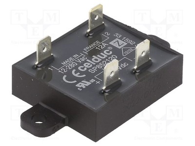 USteuer: 3÷32VDC Relais: Halbleiter SP 12A 12÷280VAC 1-phasen