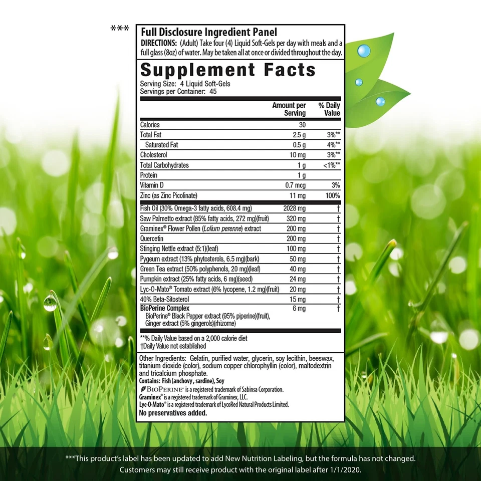 Irwin Naturals Prosta-Strong - Apoyo para la salud de la próstata con Saw Palmetto Lyco... Foto 2 de 4