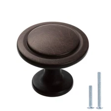 25 Pack Oil Rubbed Bronze Kitchen Cabinet Knobs Modern Solid Metal Cabinet Hardw