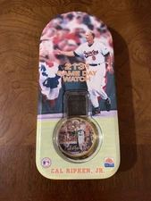 Cal Ripken Jr 2131 Game Day Watch By Sun Time With Tin 1995 NEW