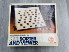 Vintage SLIDE SORTER Model 1055 E-Z View Illuminated in Original Box
