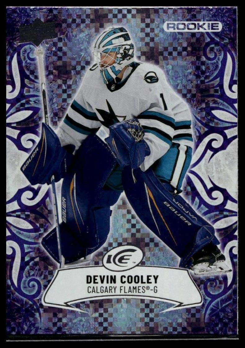 2024-25 Upper Deck Ice #124 Devin Cooley Purple RC